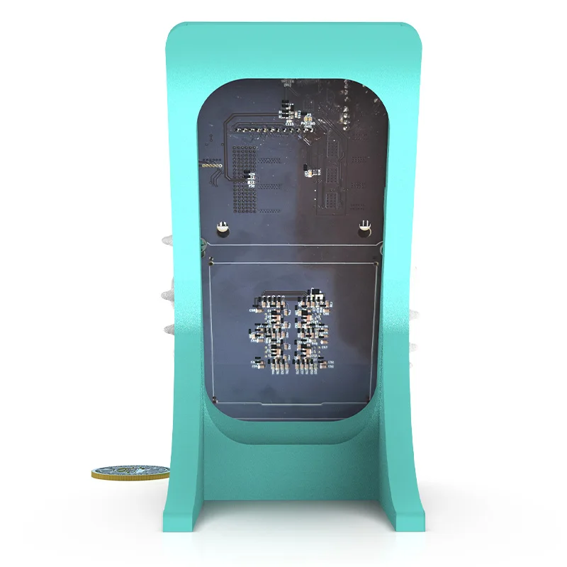 NerdQaxe++4.2~ 4.8TH/s Solo Bitcoin Miner avec puce BM1370 style support bleu