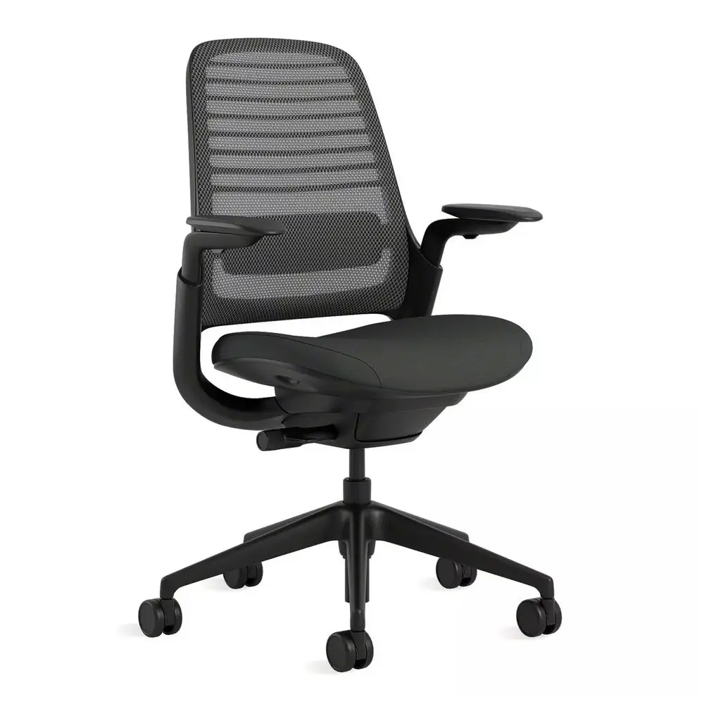 

Series 1 Office Chair Ergonomic Work Chair with Wheels for Carpet Helps Support Productivity WeightActivated Controls, Back amp