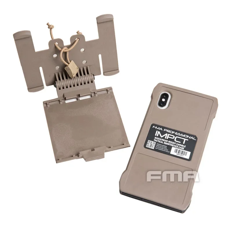 FMA Molle Mobile Pouch for IPHONE XS Max Outdoor Tactical Hunting Vest Style Mobile Phone Case Phone Protective shell