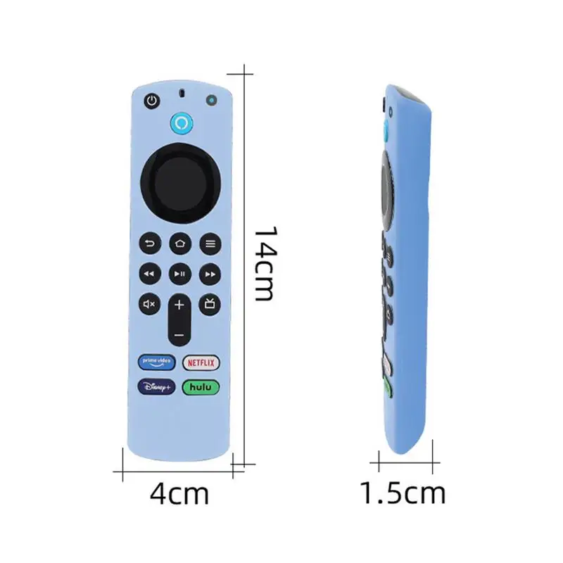 Silikon Fall ForAmazon FireTV Stick ForAlexa Stimme Controller 3rd Gen Nicht Weiche Silikon Fernbedienung Schutz Abdeckung