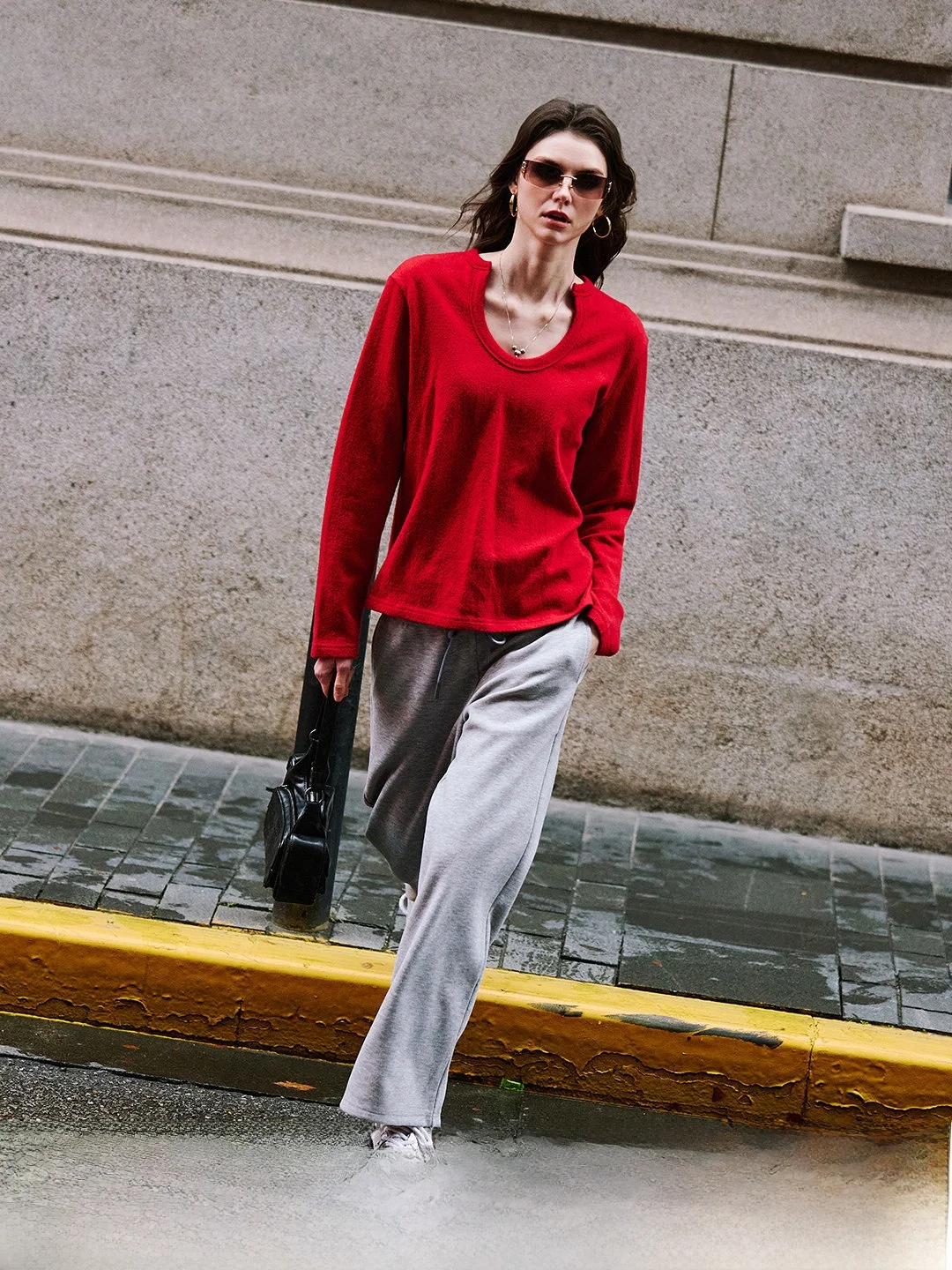 

Luna7xi Knitted Long Sve round Ne Slim Fit Pure Color Base irt Autumn Winter Casual Comfortable Cotton Women's Top