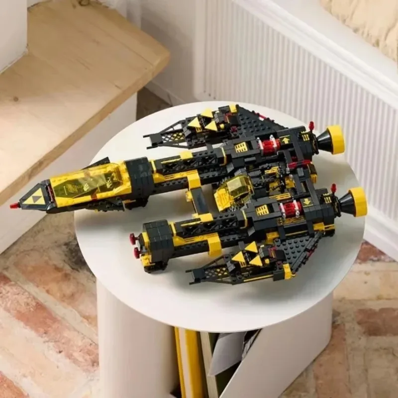 

1511 деталей Blacktron Renegade: конструктор, совместимый с 10355, креативная модель космического корабля, детская игрушка, подарок на день рождения