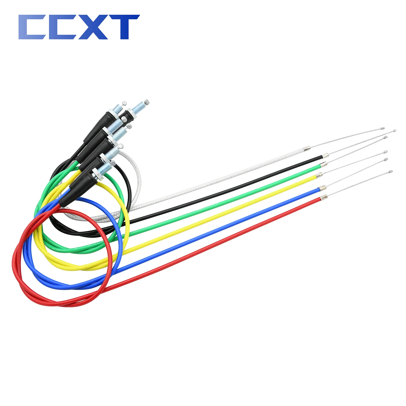 Cable de conexión recta para Acelerador de motocicleta, accesorio para Honda, Kawasaki, ATV, KTM, Yamaha, Suzuki, Dirt Bike, 990mm, 1090mm