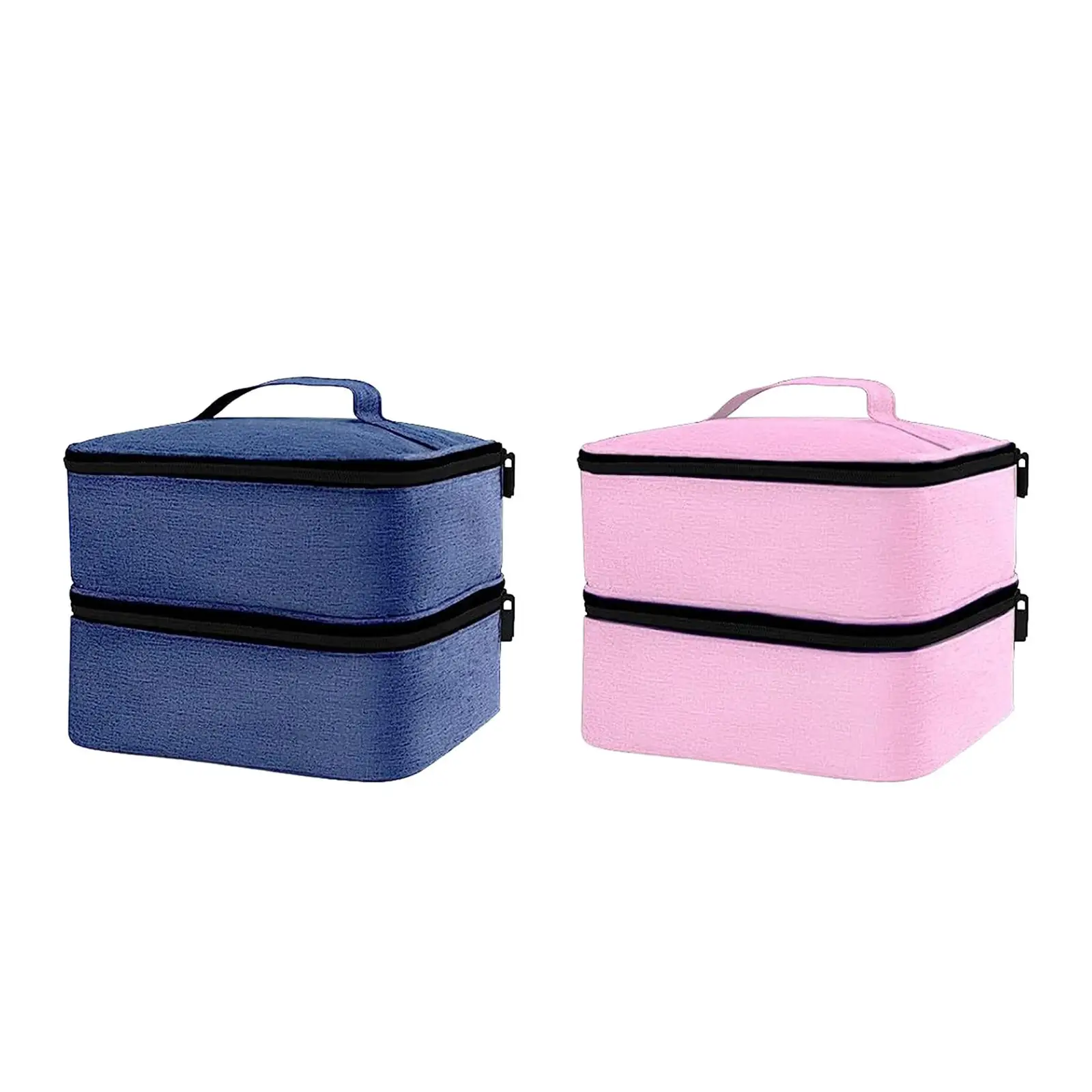Nail Polish Organizer Bag Cosmetic Bag Holds 30 Bottles Travel Nail Polish
