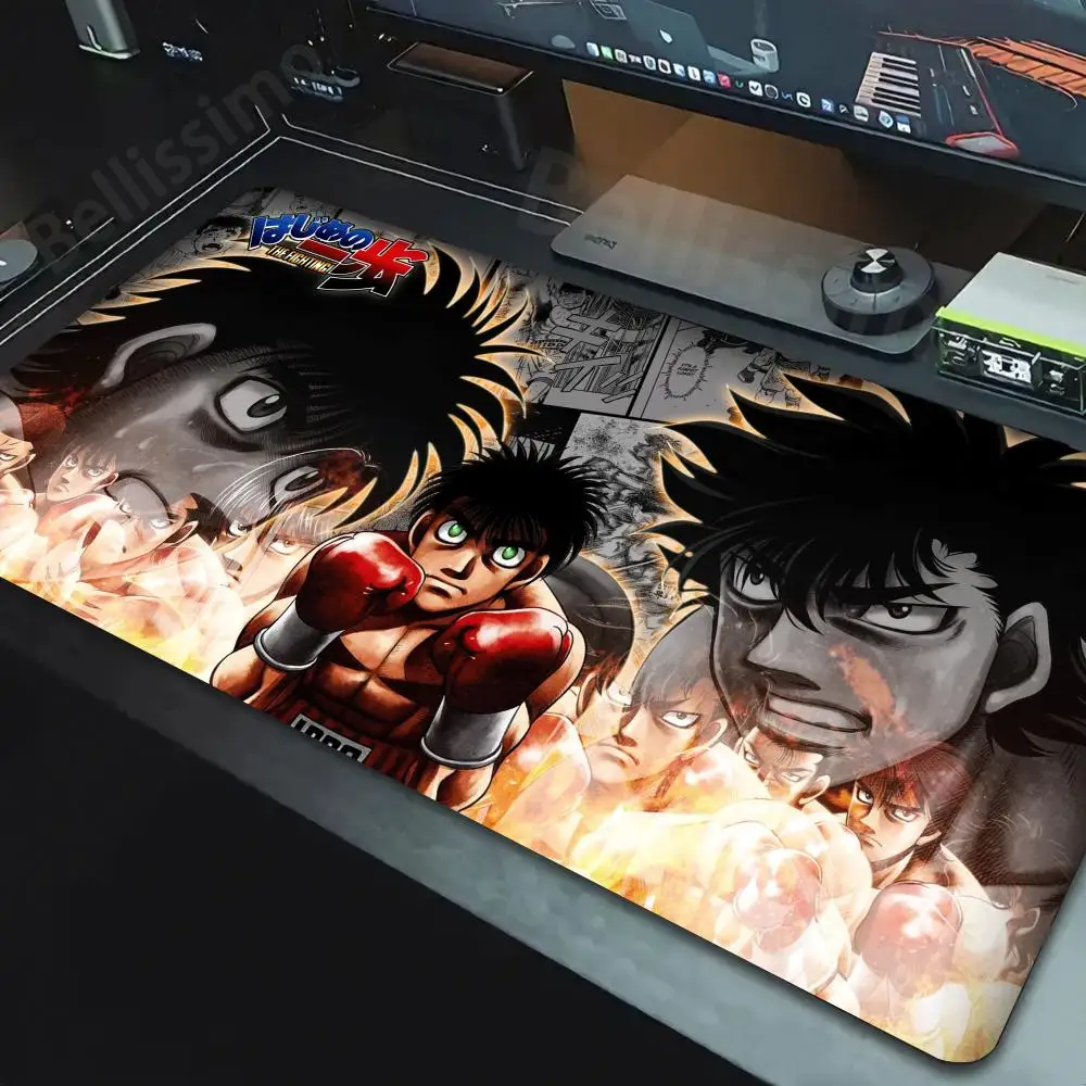 

Hajime No Ippo Mouse Pad XXL Gaming Accessories Office Gamer Keyboard 900x400MM Kawaii Desk Mat Non-Slip Laptop Anime Mousepad