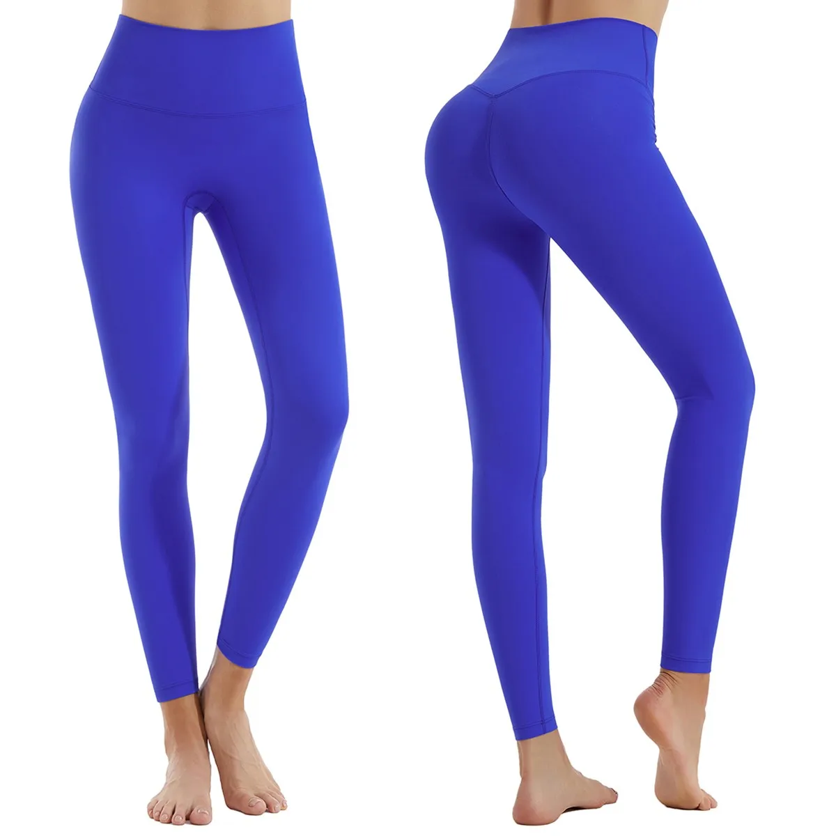 Mallas sin costuras para mujer, Leggings de cintura alta para entrenamiento, gimnasio, Fitness, Yoga, trasero, medias deportivas