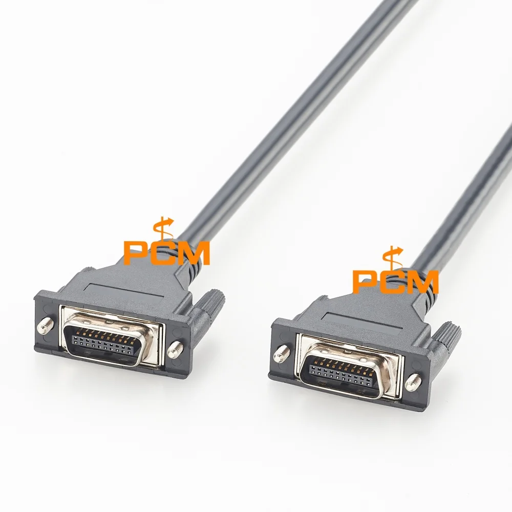 MDR HPCN20 zu HPCN20 Kabel mit Schraubverriegelung, 20-poliger Stecker zu Stecker, abgeschirmtes SCSI-Signalkabel für industrielle Automatisierungsgeräte – Detail 1
