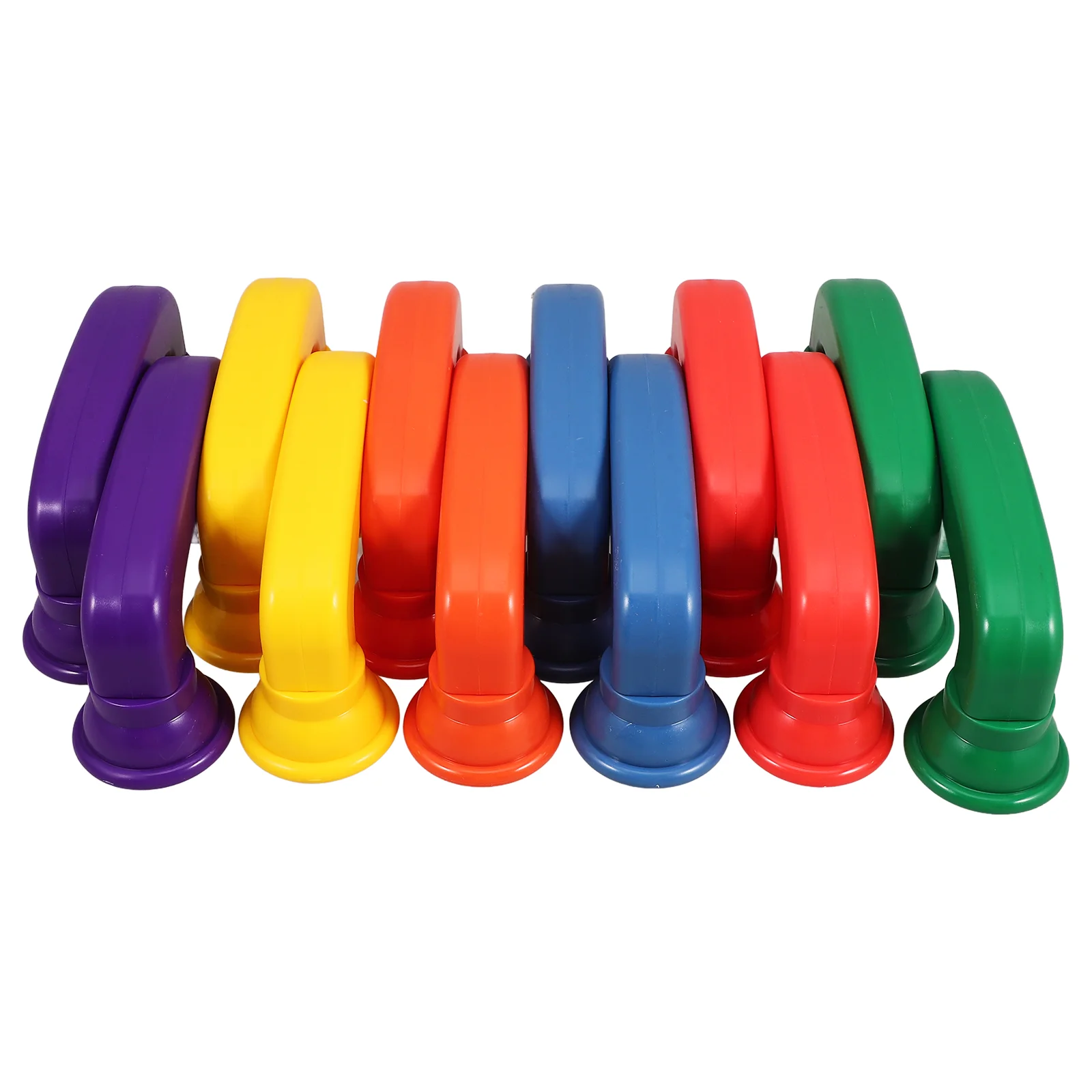 12 Pcs Earpiece Toy Whisper Phone Decor Reading Phones Toddler Early Educational Plastic Abs