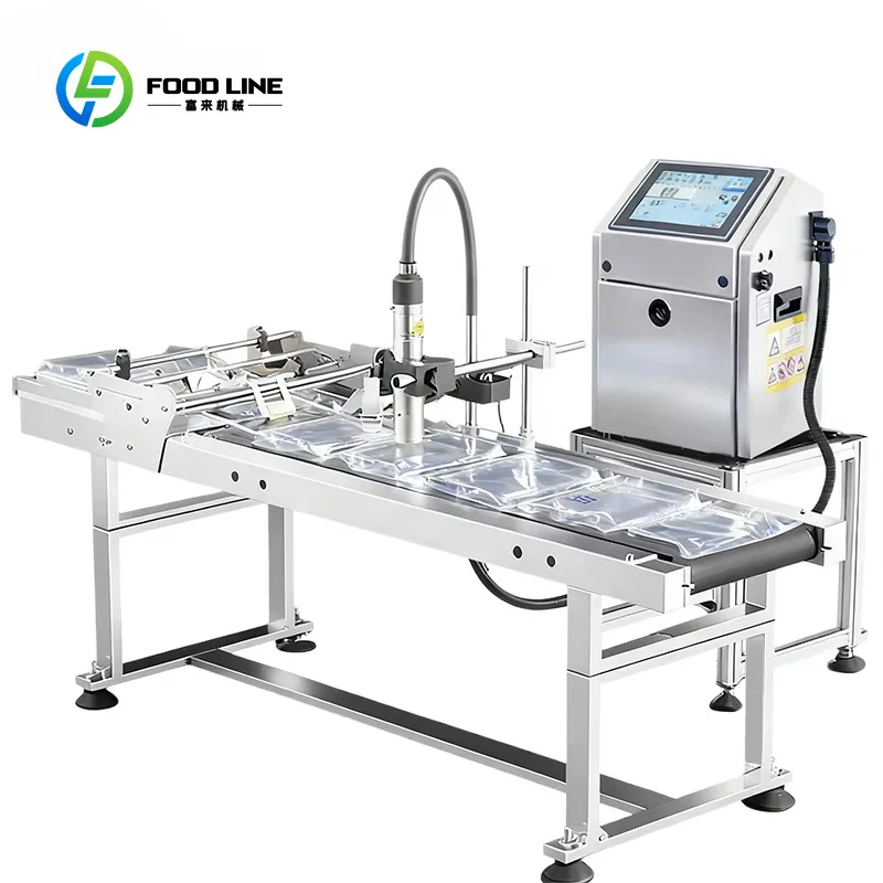 Custom Made  Industrial Automatic Inkjet Printer Logo Picture Batch Number Date