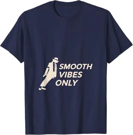 MJ-Theme - Leanin' T-Shirt Y2k Comic Dancing Graphic Saying Tee Smooth Vibes Streetwear-Kleidung Neuartiges Geschenk für Damen und Herren – Detail 3