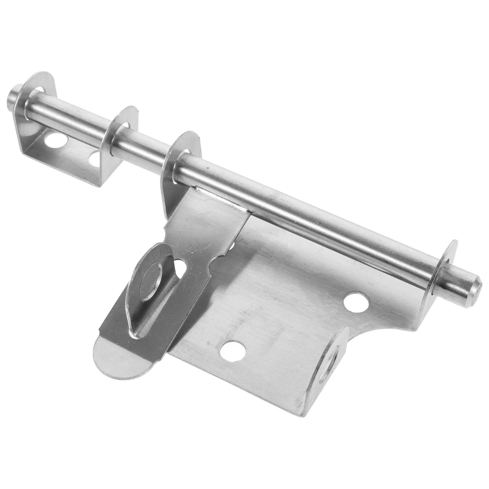 

Stainless Steel Door Latch Security Lock Bolt Easy Install No Drilling Sliding Doors Bathroom Bedroom Kitchen Door Latch