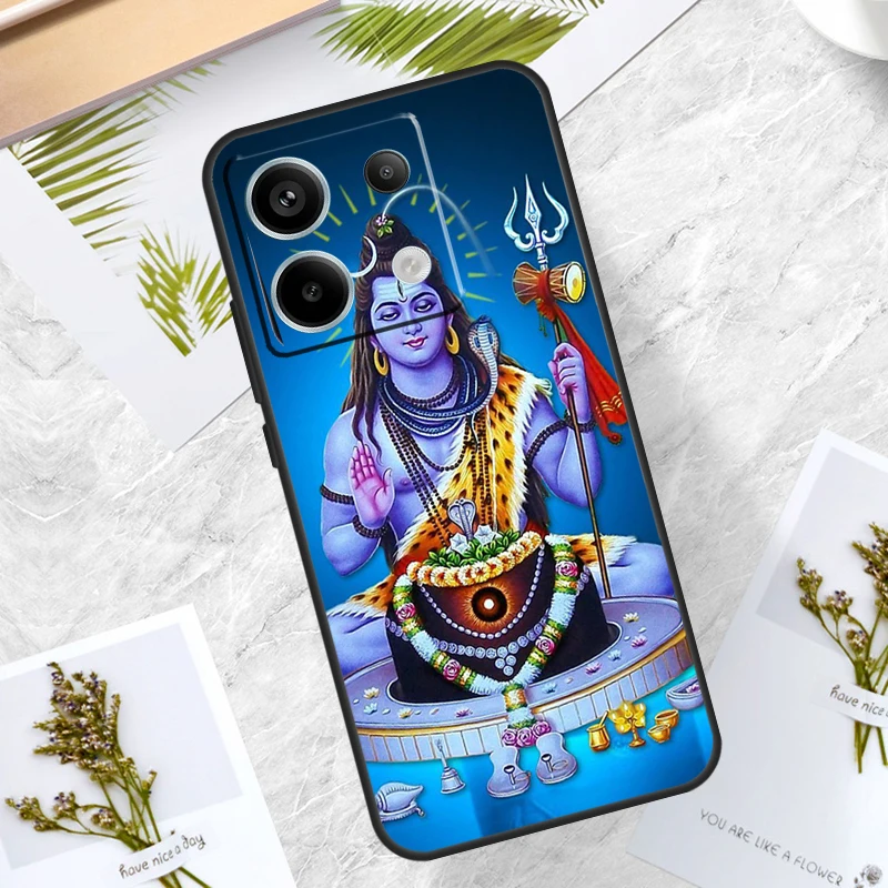 Lord Shiva Hindu God Buddha Case For Redmi Note 13 Pro Plus 12 11 10 9 Pro 9S 10S 11S 12S 10A 9C 10C 12C 13C Back Cover