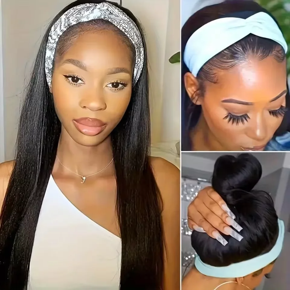Thumbnail 3 - #15 Popular Human Hair Headband Wigs Choices