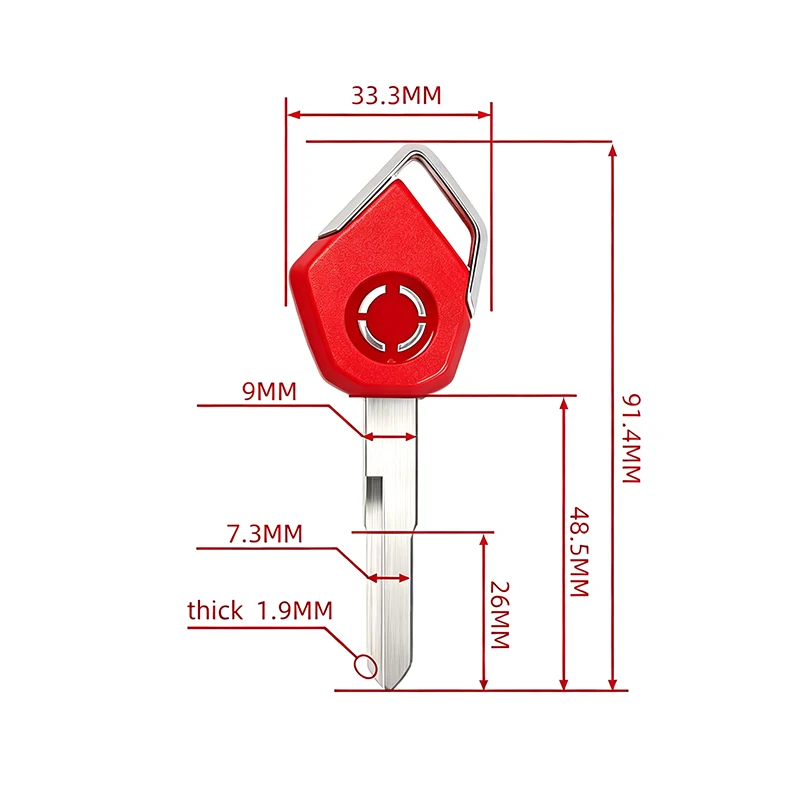 10pcs For Kawasaki Z750 Z800 Z1000 Z900 H2 ZX6R ZX10R ZZR 400 VERSYS ER6N ER6F ER6R Motorcycle Blank Key Replacement