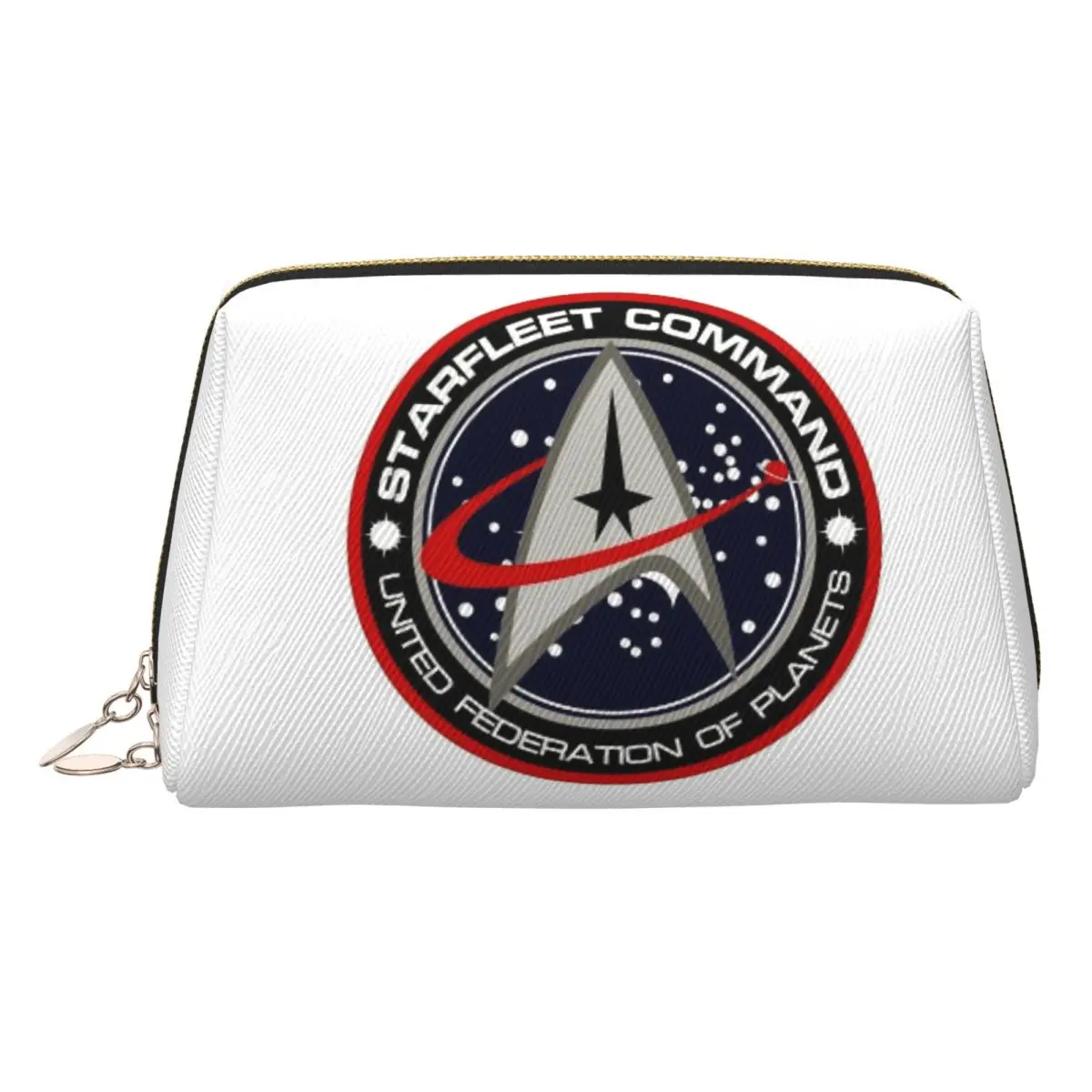 Star Treks Science Fiction TV Series Women Cosmetic Bags Travel Makeup Organizer Pouch Toiletry Storage Dopp Kit Box