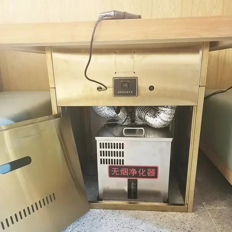 Purificador de Humo Comercial para Restaurantes sin Humo, Filtro de Humo para Barbacoa y Hot Pot, Precio de Fábrica