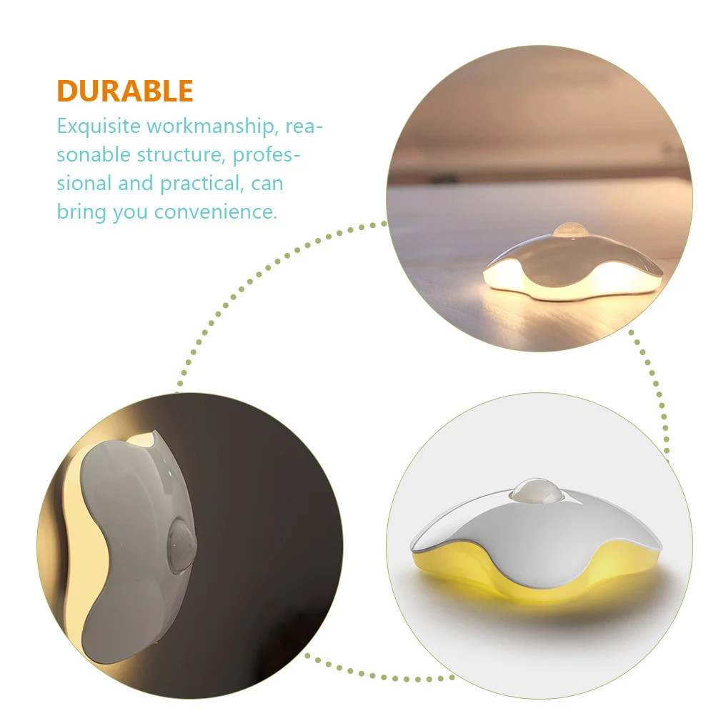 

LED Night Light Clover Sensor Operated Light for Cabinet Staircase Bedroom Closet Under Cabinet Lighting