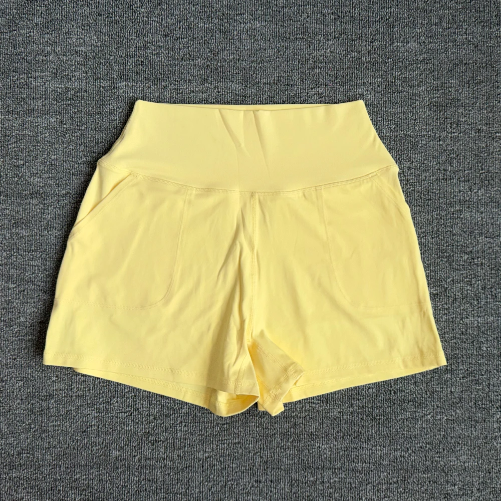 A-shaped Yoga Shorts Women's High Waist Cycling Sports Shorts Breathable Gym Fitness Short Tights Female Running Training Shorts - view 2
