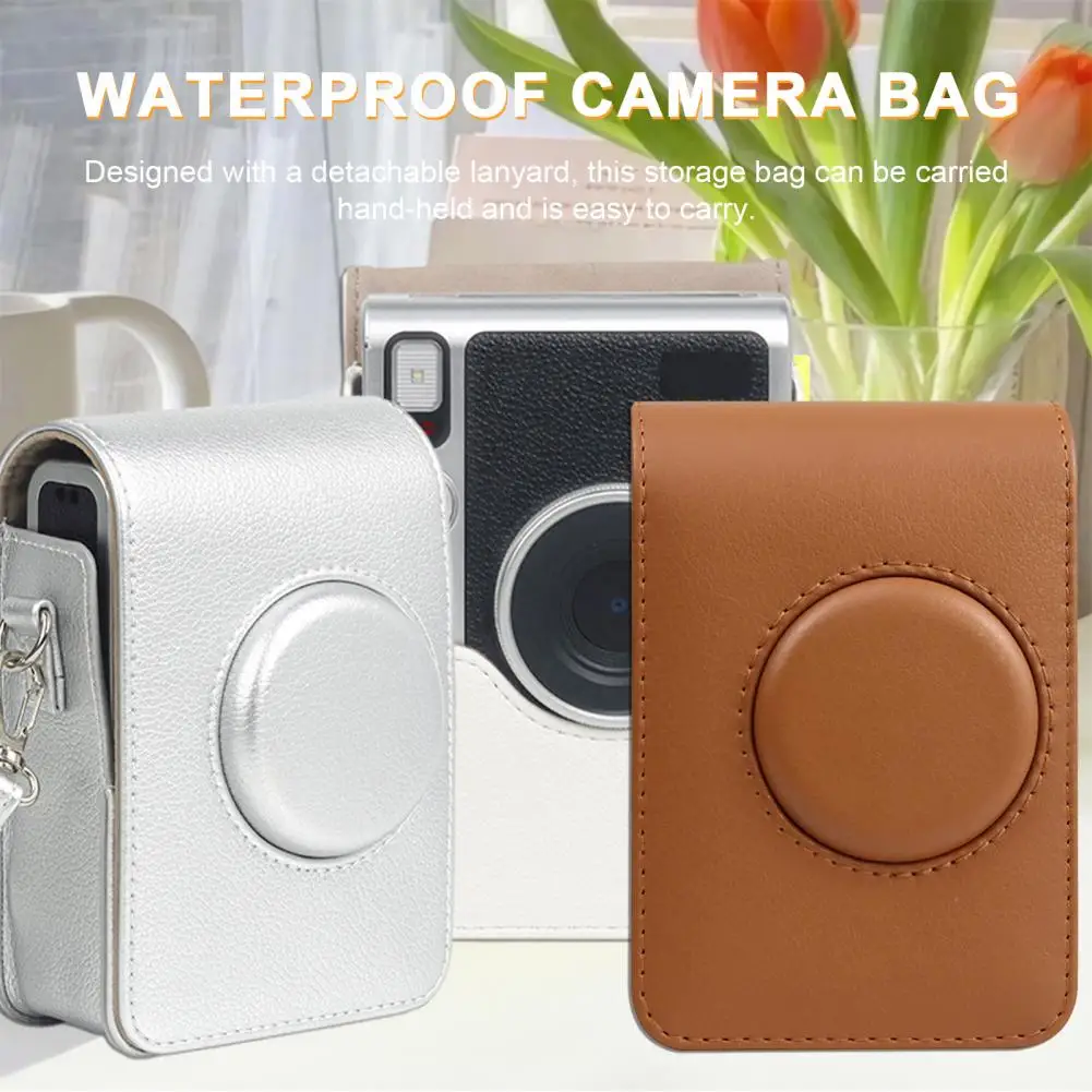 Vintage Camera Storage Case Dustproof Interior Scratch-resistant Precise Hole Positioning Protective Camera Case For Mini EVO