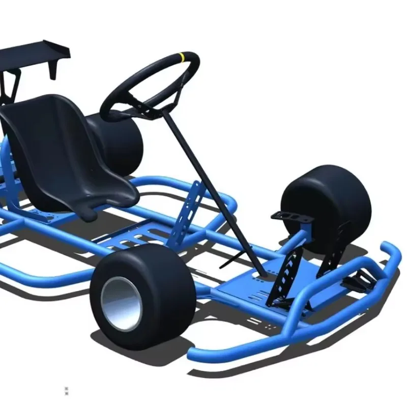 Premium Benzin-Drift-Go-Kart 212cc 4-Takt-Motor 50km/h Hydraulische Scheibenbremsen Stahl-Hinterachse für Outdoor-Rennen
