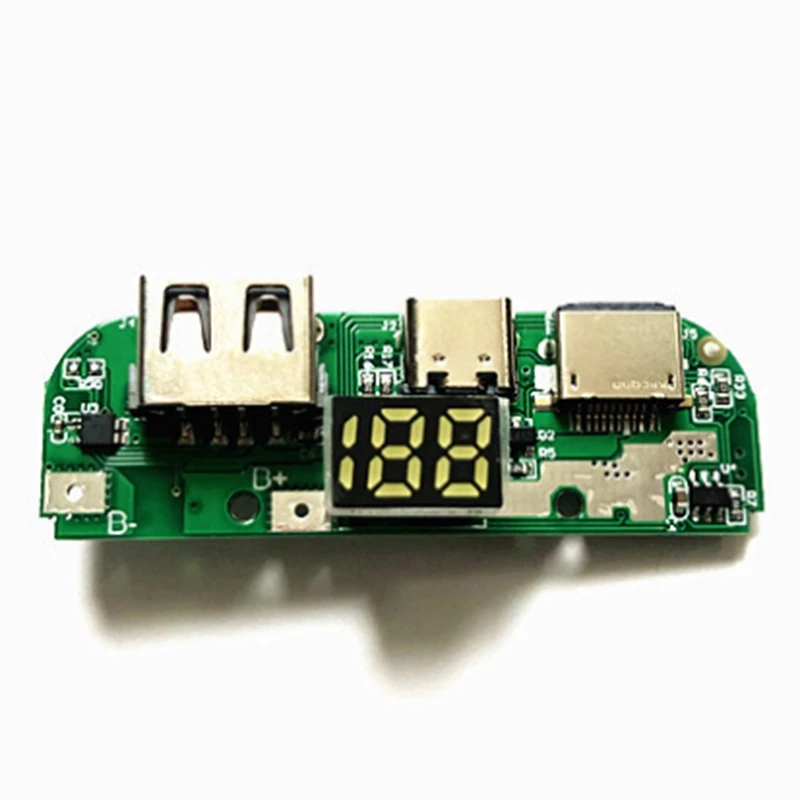 صندوق بنك الطاقة 3X18650 حزمة بطارية DIY شحن ذكي شاحن سريع LED ضوء للهاتف الخليوي اللوحي