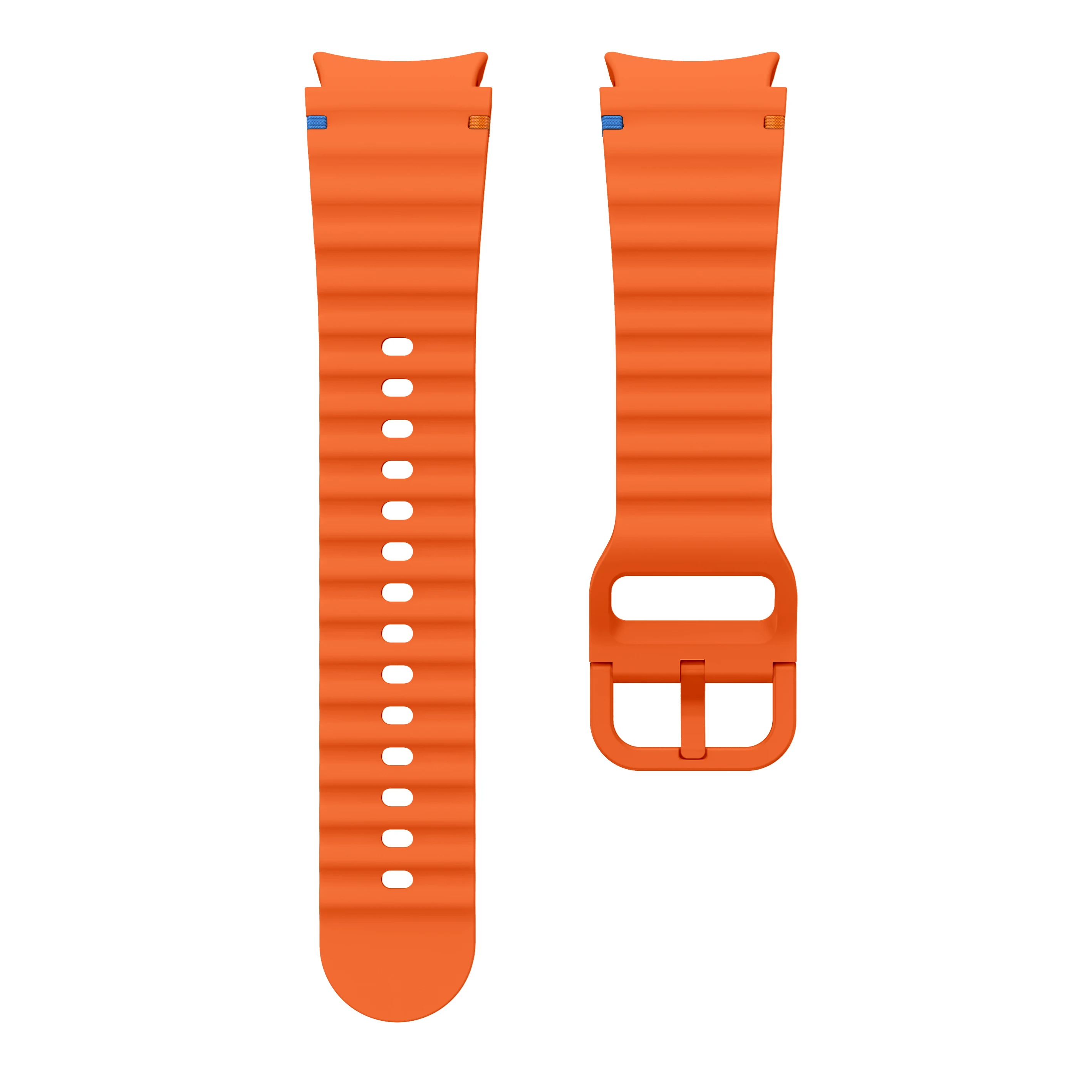 For No Gap Silicone Watch Band for Samsung Galaxy Watch 7 FE 6 5 4 Band 44mm 40mm/Galaxy Watch 6 Classic Bands 47mm 43mm