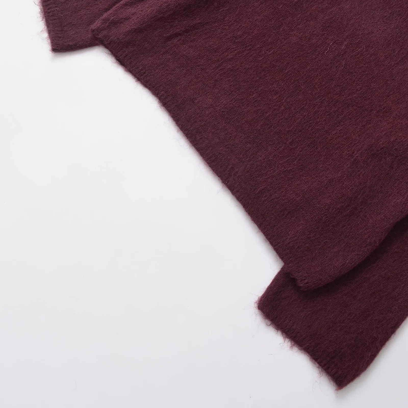 JNLEAOG Women's Casual Faion Mixed Fiber Knitwear Autumn New Sle Loose Fit Long Sve round Ne  Color Sweatirt