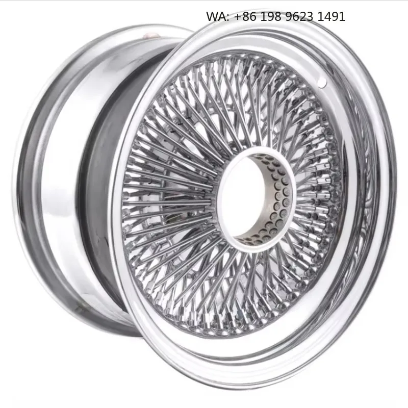 High-end customized deep concave forged alloy wheel hub, multi-inch single-piece sport rims, 5×3 PCD, gold polished finish