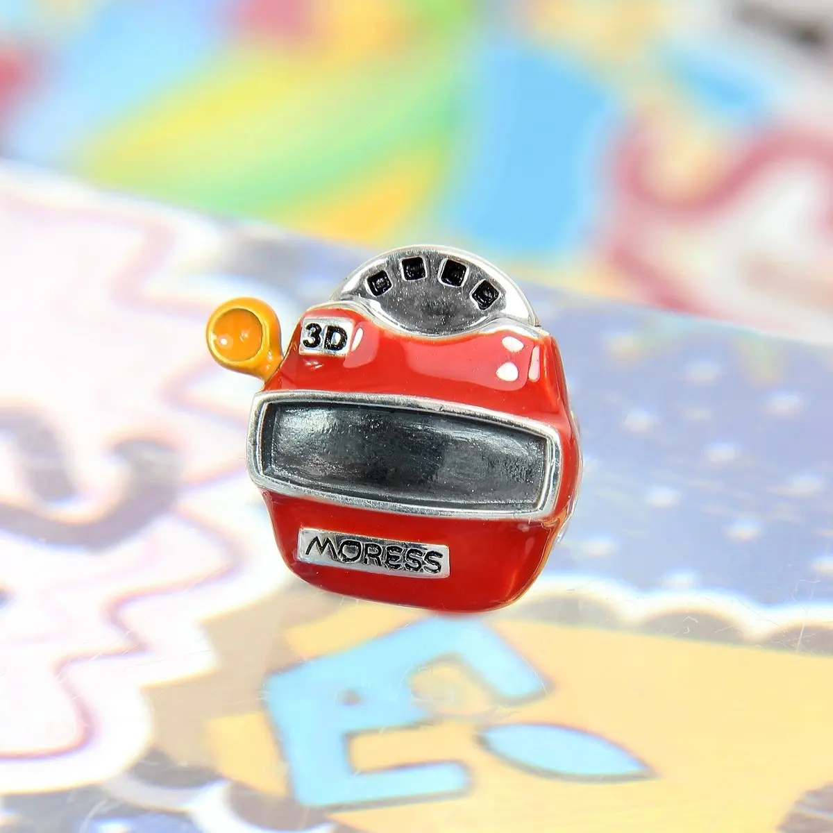 925 Sterling Silver Mini Vehicle Tool Enamel Charms Car Bus Taxi Camera Motorbike Clock Beads Fit DIY Jewelry view 3