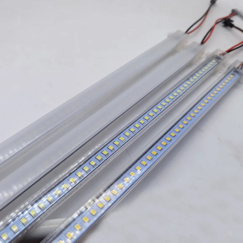 LED Tube Light 220V High Brightness 2835 50cm 72LEDs LED Bar Lights Fluorescent Tubes for Showcase Cabinet Kitchen Lighting