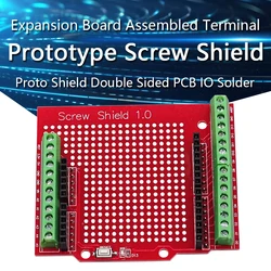 Prototype Screw Shield Expansion Board Assembled Terminal Proto Shield Double-sided PCB IO Solder for Arduino UNO Mega2560 One