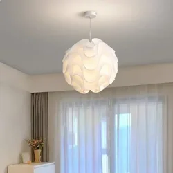 PP Lampshade Wave Ball Shape Coffee Shop Bar Creative Pendant Lamp  Floor Lamp Lampcovers