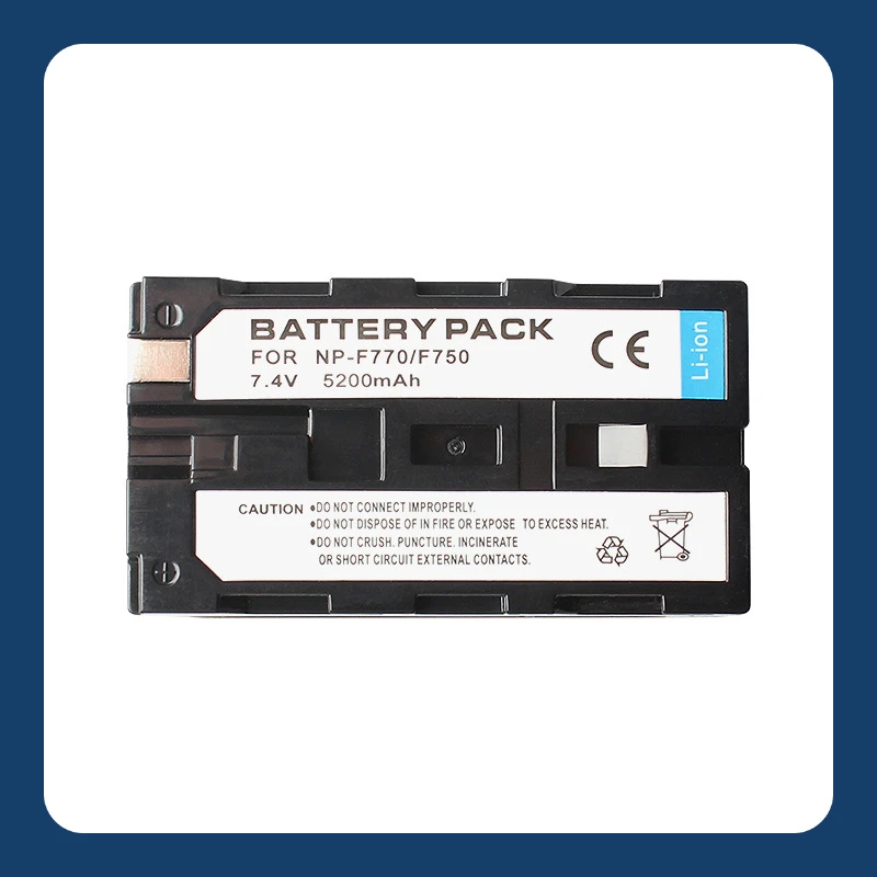 

Надежная, долговечная, высококачественная батарея NP F750 7.4V 5200mAh для камеры Sony NP F770, замена, высокая емкость, прочная, улучшенная версия