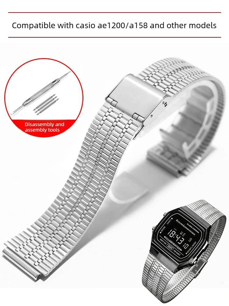 Watch With Steel Be…