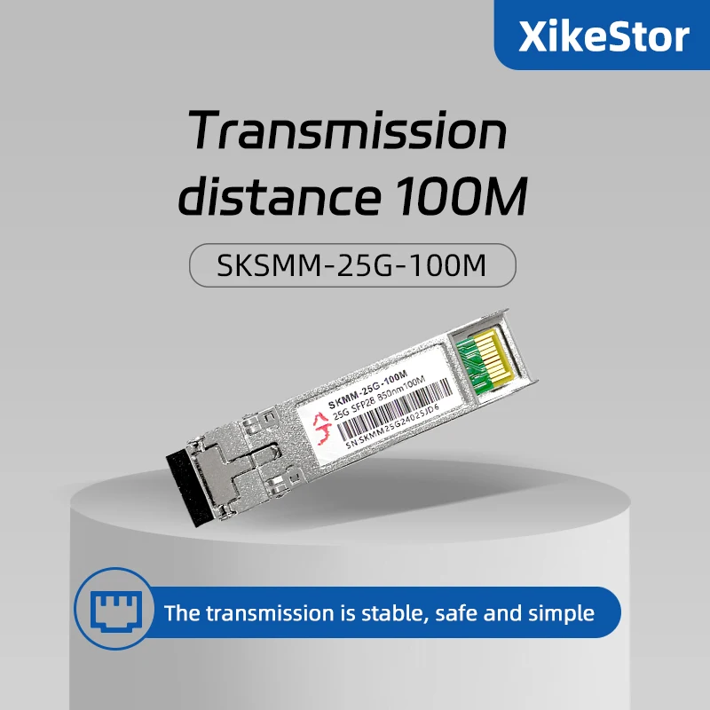 

XikeStor SKMM-25G-100M Optical Module for Switch/Server/Router/Fibre Optic Transceiver Widely Compatible/Plug and Play