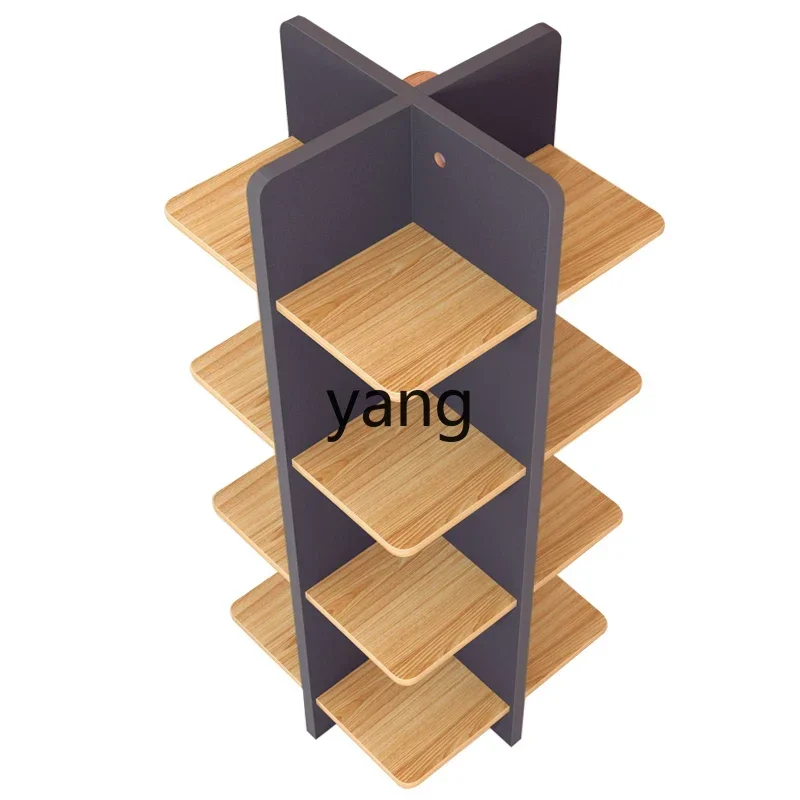 CX Promotion Desk Boutique Supermarket Shelves Food Display Wooden Exhibition Shelves