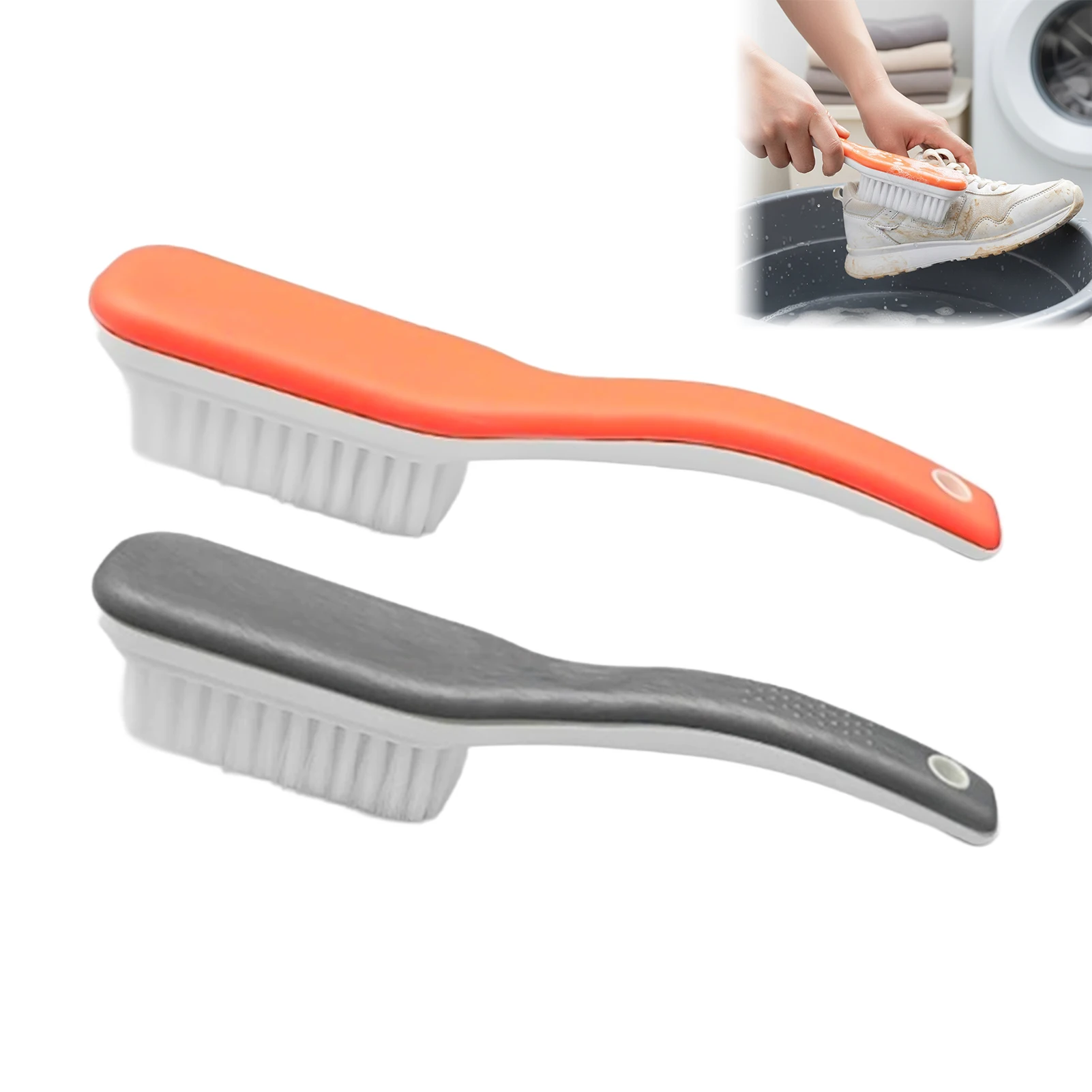 Long-handled Soft-bristled Shoe Brush Multi-functional Cleaning Brush Household Shoe Laundry Brush Household Cleaning Tools