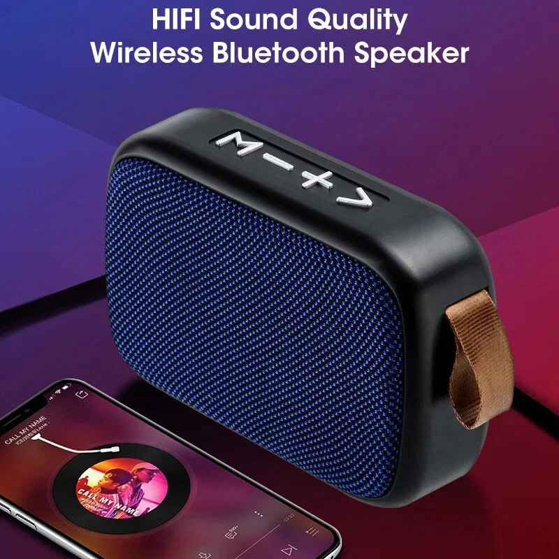 Mini Bluetooth Speaker Outdoors Wireless HiFi Stereo Speaker MP3 Player Subwoofer Portable Support FM Radio Support SD TF Card
