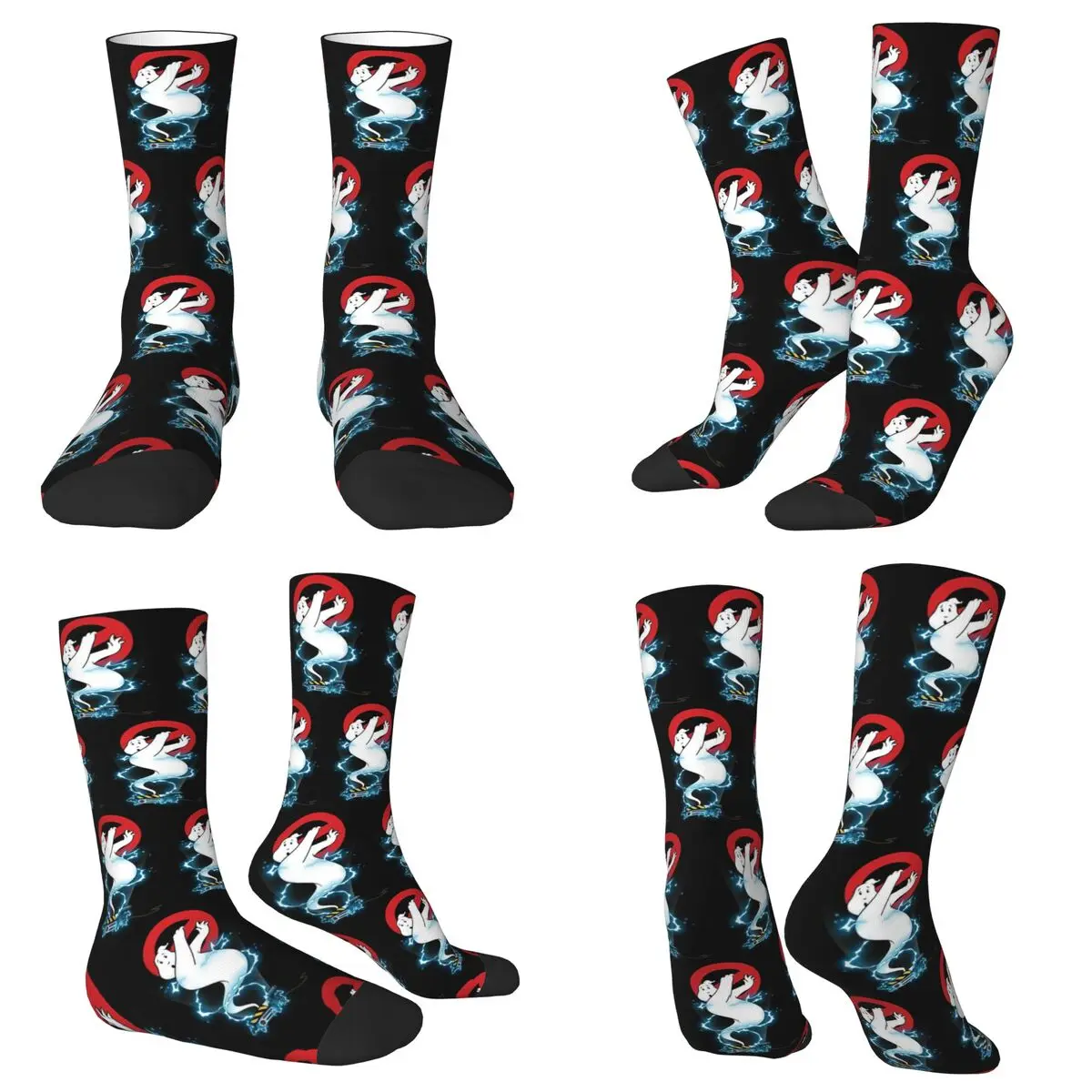 جميع المواسم طاقم جوارب Ghostbusters شعار الجوارب عارضة الجوارب الطويلة اكسسوارات للرجال النساء هدايا عيد الميلاد
