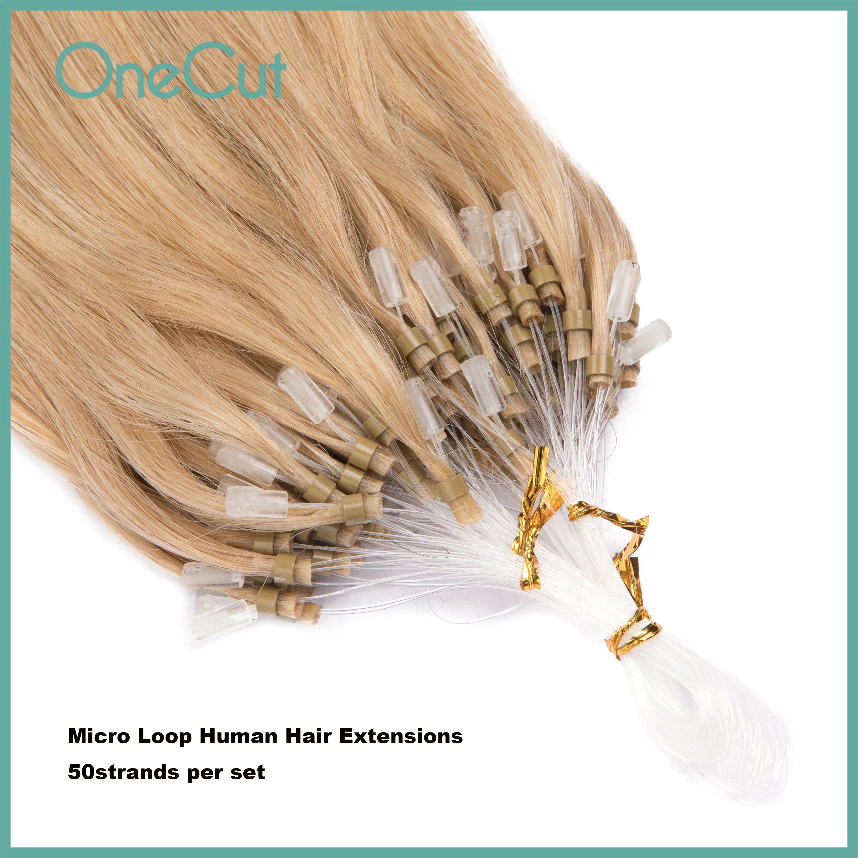 Straight Micro Loop Fishing Line Remy Mirco Beads Human Hair Extension 100% Real Human Hair Invisible Natural Hair For Women