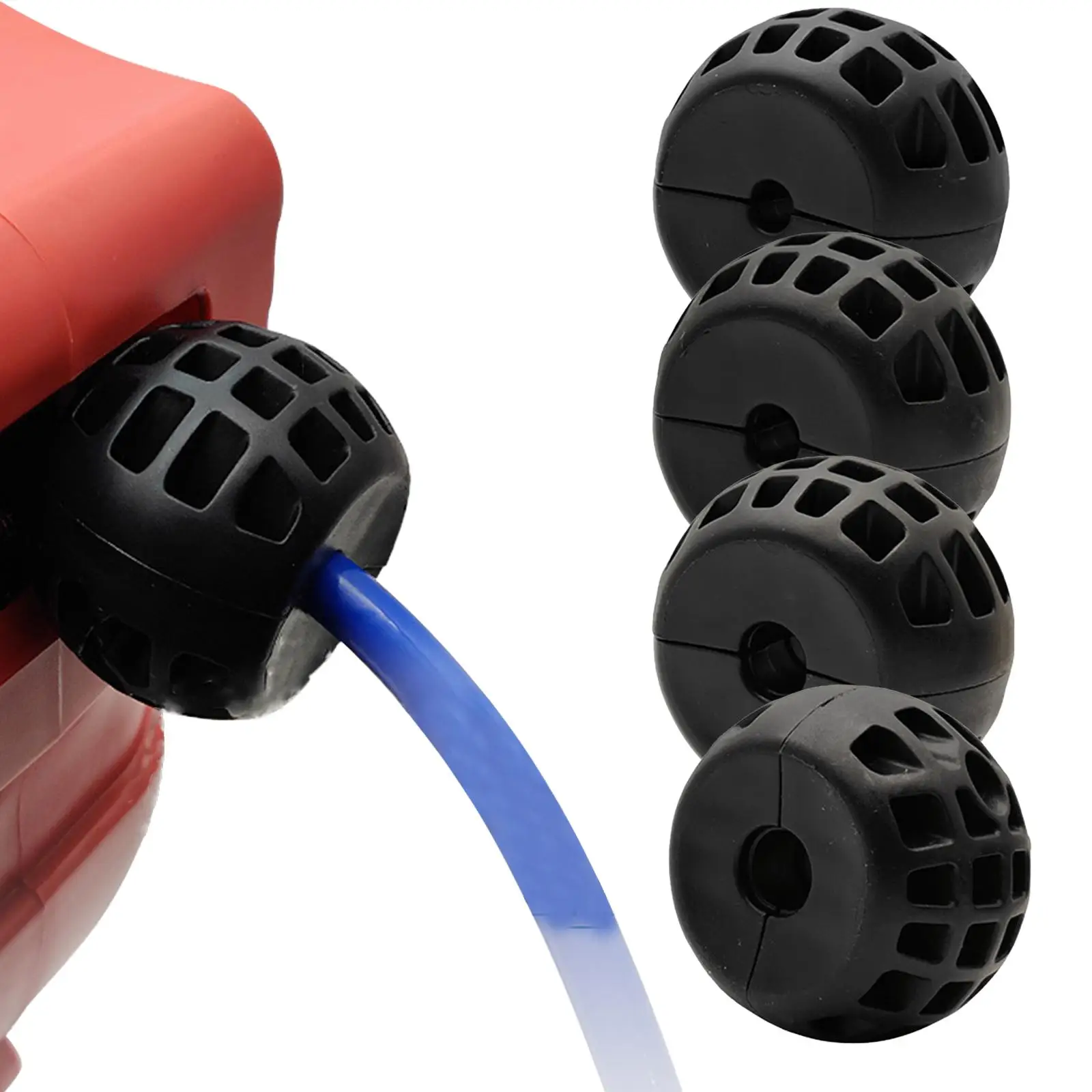Winch Cable Hook Stopper Heavy Duty Winch Rope Line Saver Prevent Pulling Positioning Ball for UTV ATV Vehicle Attachments