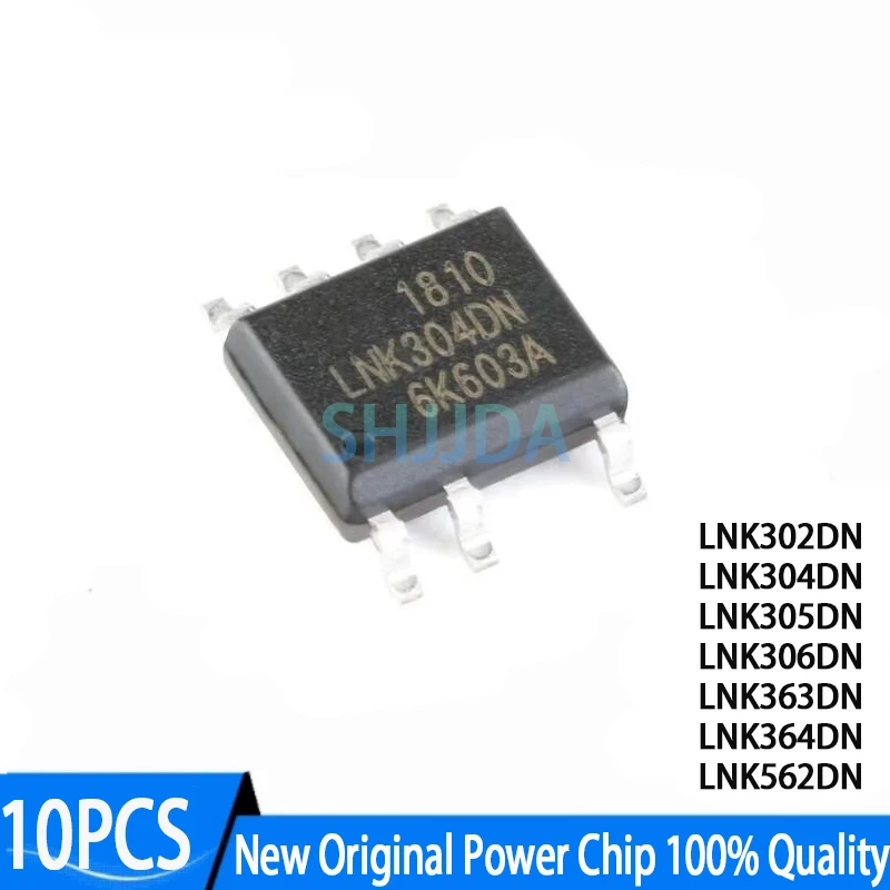 10PCS New LNK302DN LNK304DN LNK305DN LNK306DN LNK363DN LNK364DN LNK562DN DG SOP-7 Original Power Chip