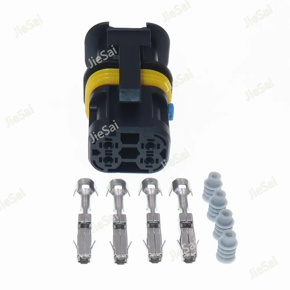 4 Pin Automobile Parts Car Electric Wire Waterproof Socket 18284.000.002 Auto Modification Plug