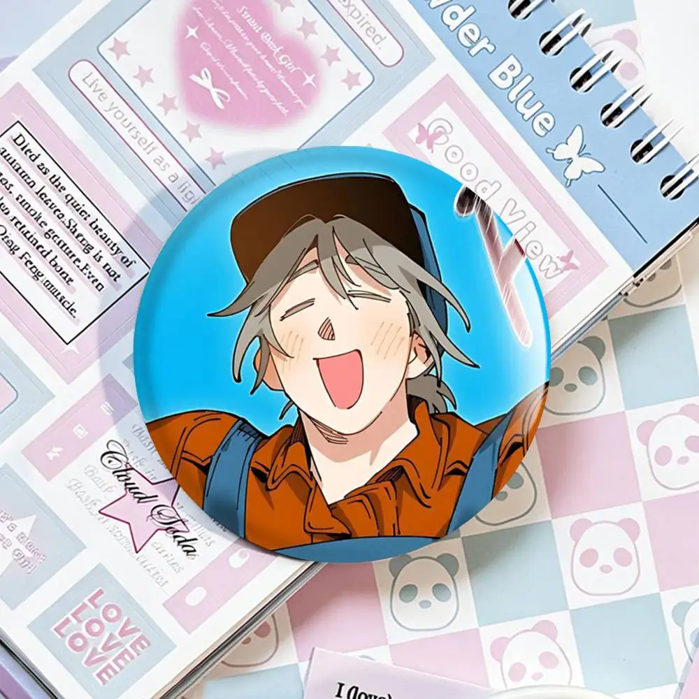 M-Manhwa M-Mr A-As Farm Badges 25 32 44 58 75 mm Round Fans Collect Friends Gifts Brooch Souvenir