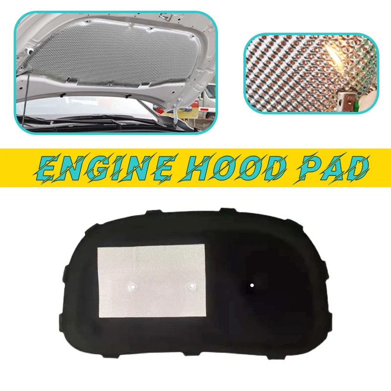 

Car Engine Hood Pad For Buick Opel Insignia B Z18 MK2 2018-2022 2019 Heat Insulation Cotton Mat Pat Fireproof Sound Accessories
