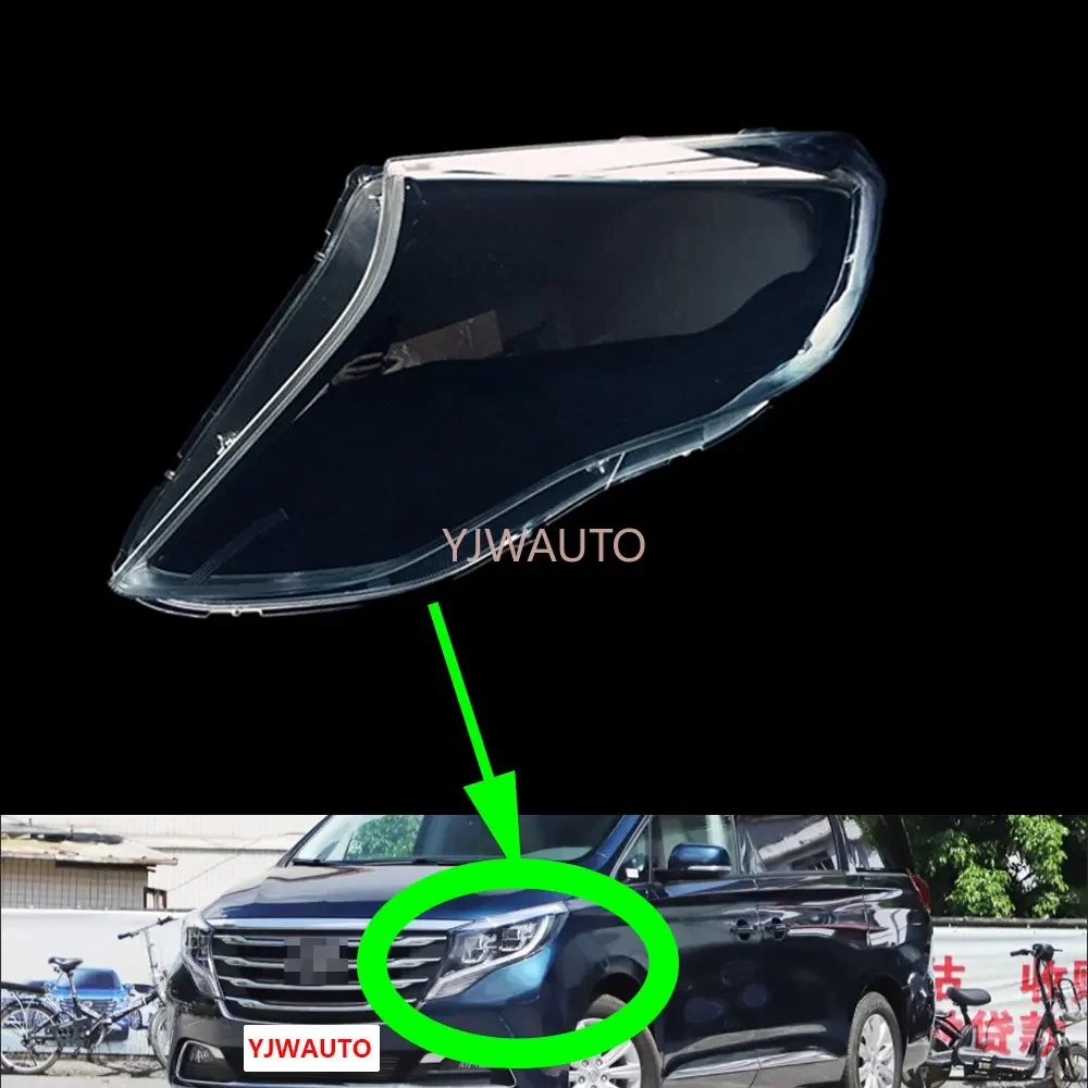 

For GAC Trumpchi M8 GM8 2019~2021 Headlight Cover Car Headlamp lens Glass Replacement Front Lamp Shade Auto Shell