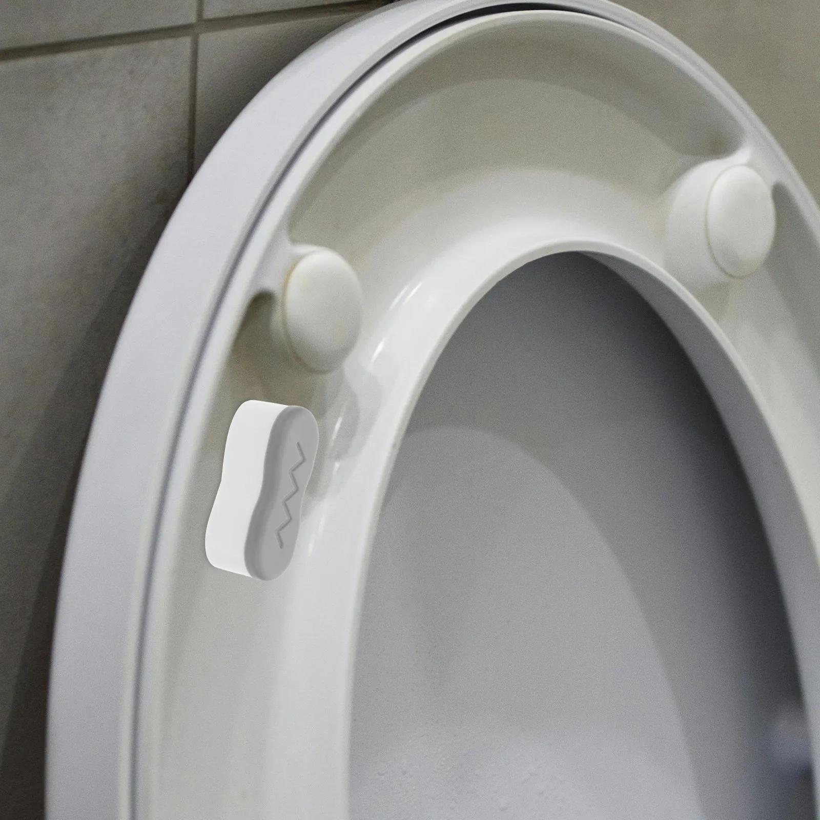 

4Pcs Grey Toilet Lid Bumpers Universal Seat Buffer Pads Anti Slip Stabilizer for Quiet Comfortable Bathroom Experience