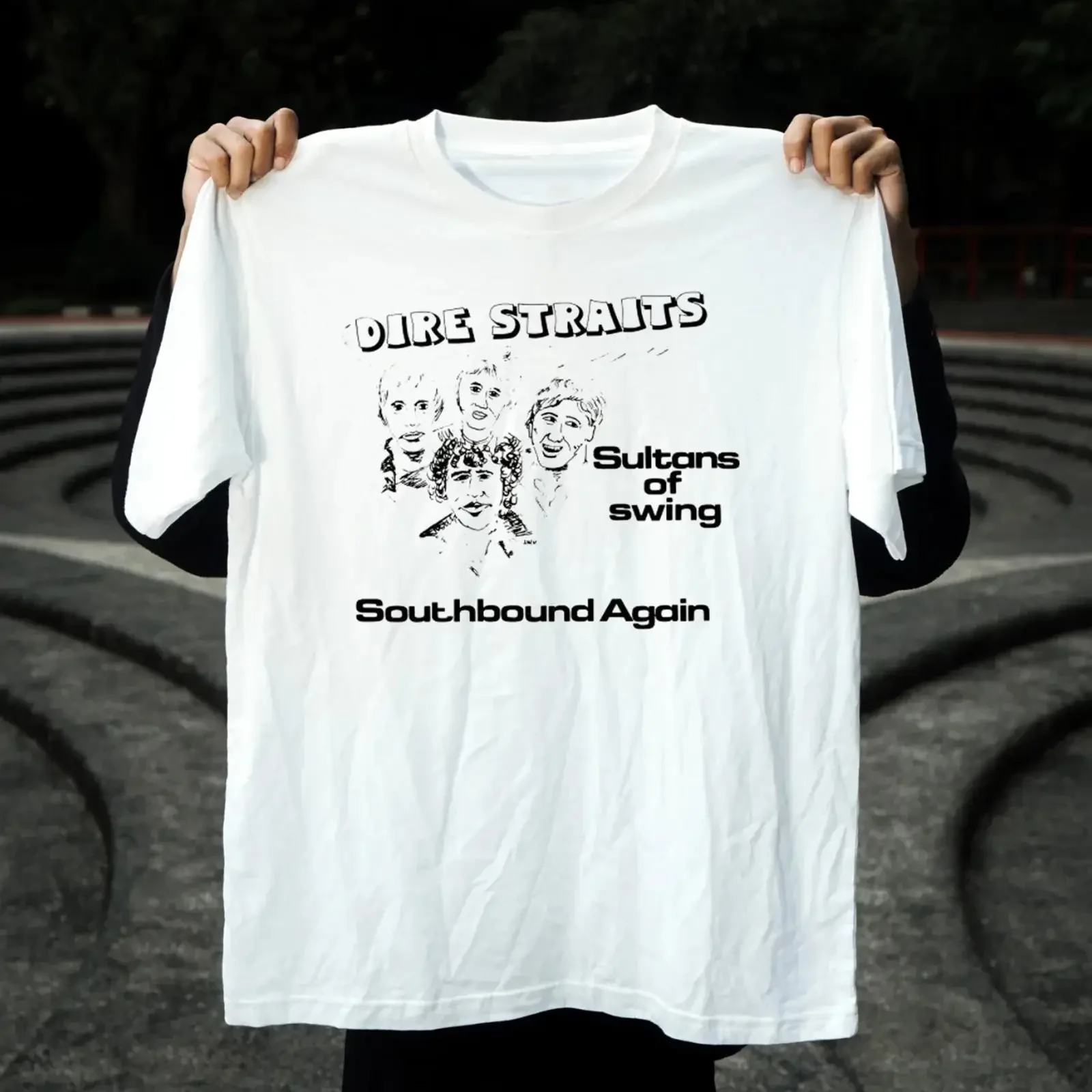 Special Sultans of Swing Dire Straits alle Größen T Shirt SE412 vintage Washed designer clothes Versatile homme Unisex
