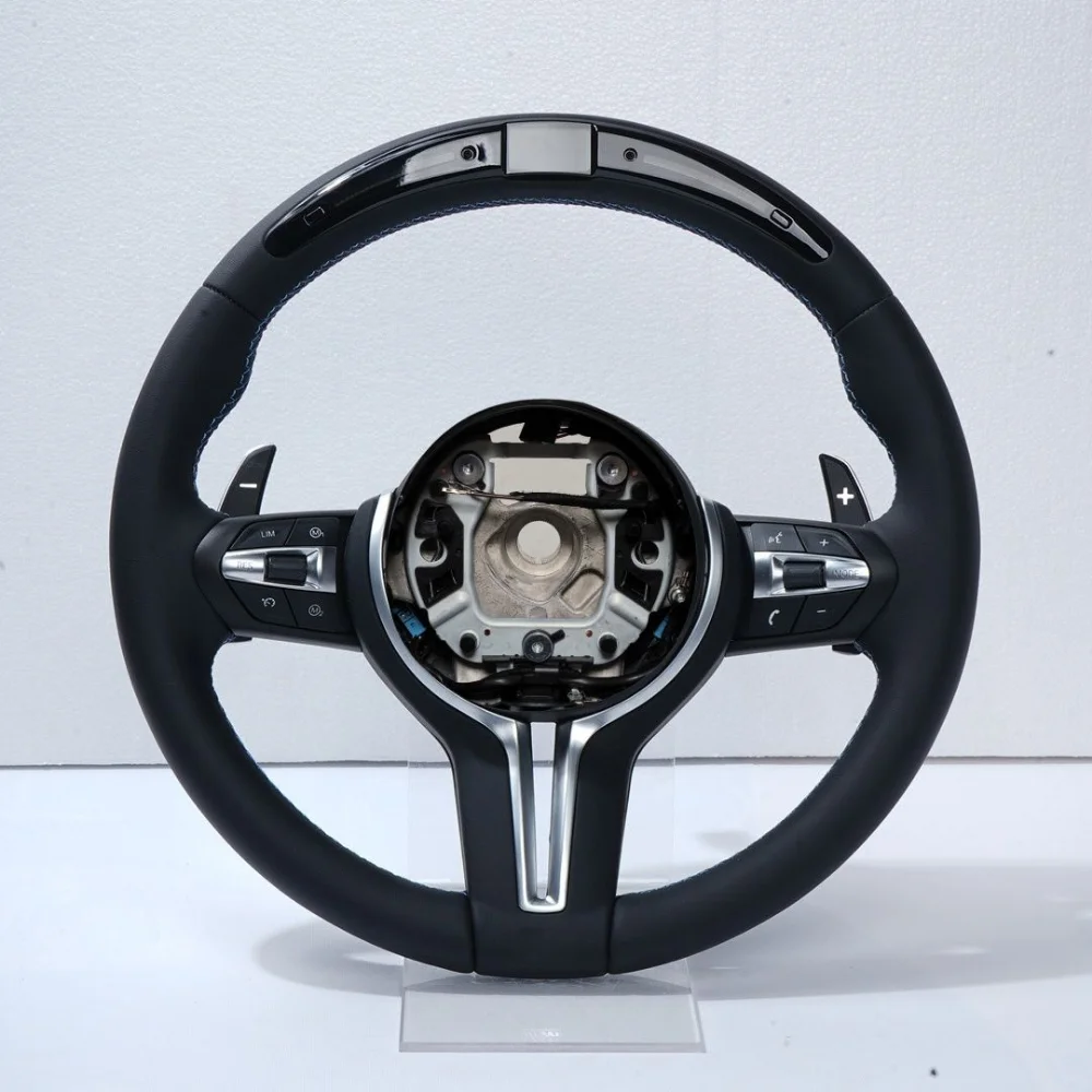 Custom LED Steering Wheel For BMW M3 With Paddle M Sport F10 F30 F20 F21 F22 F23 F31 F32 F33 F34 F36 F15 F16 F25 F26 F11 F06