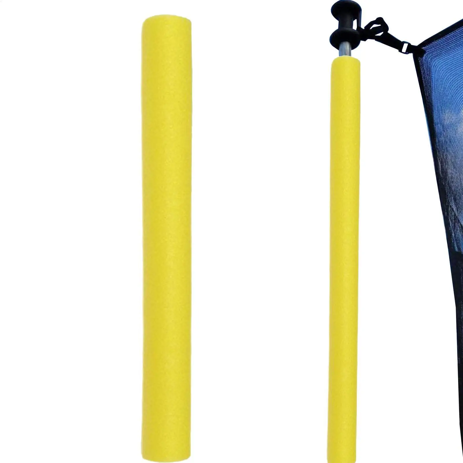 1pc 40CM Trampoline Poles Cover Padding Foam Tubing Foamed Pipe Sponge Casing Protective Trampoline Pole Foam Sleeves Yellow